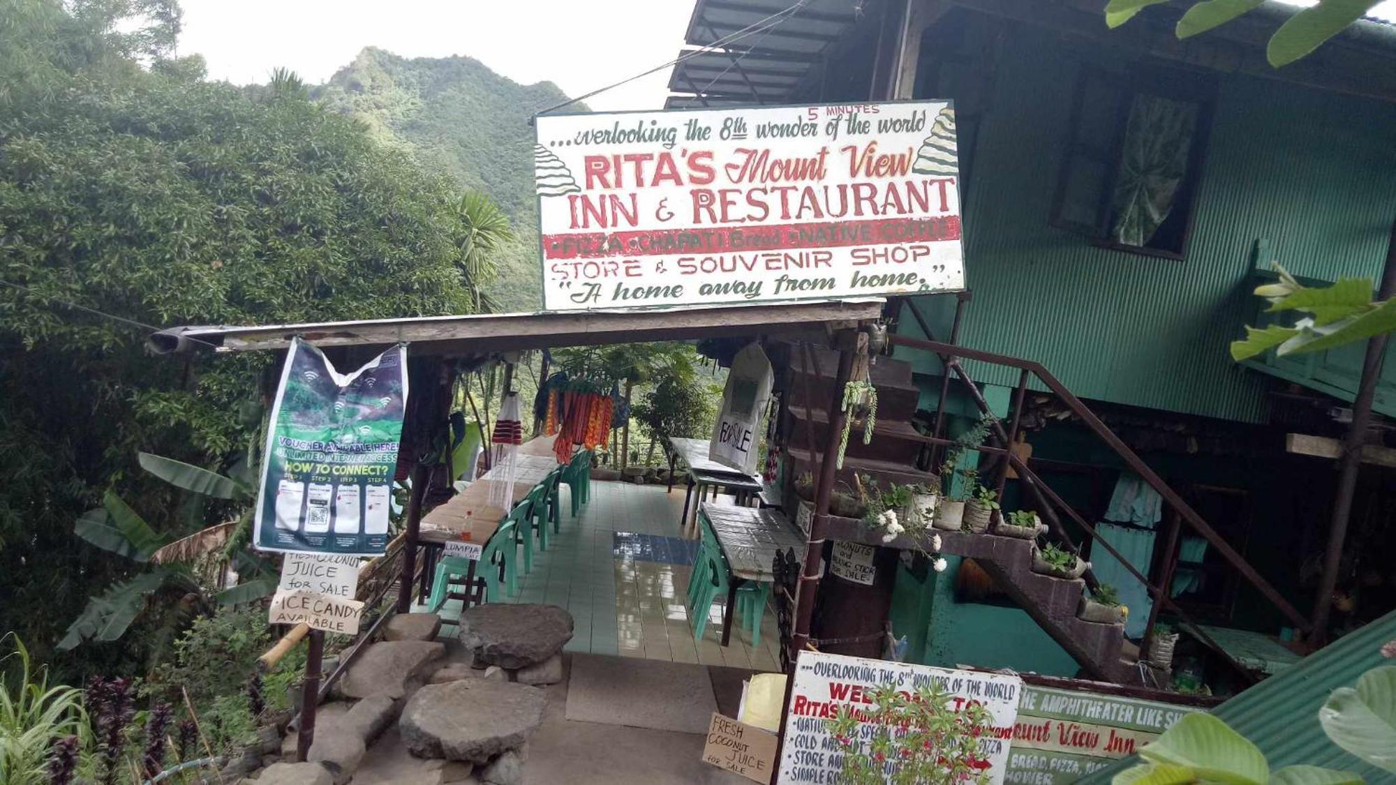 Batad Rita'S Mount View Inn And Restaurant บาเนาเว ภายนอก รูปภาพ